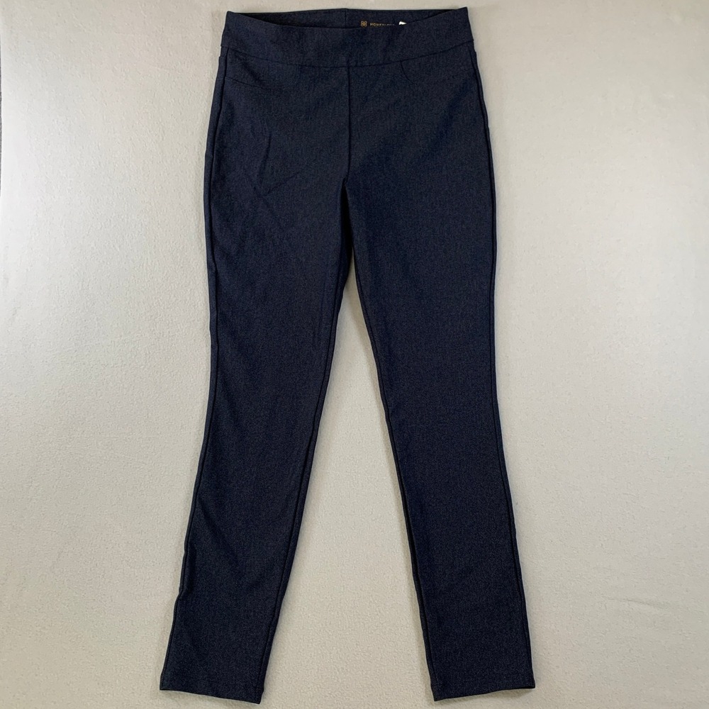 Honeylove Women's Stretch Pull On Comfort Dress Pants Navy Blue Size L